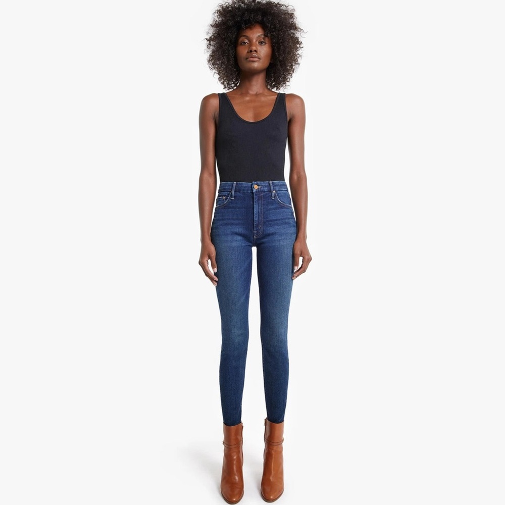 NWOT Mother Denim - High Waisted Looker Skinny Jeans  Until Next Time Womens 27